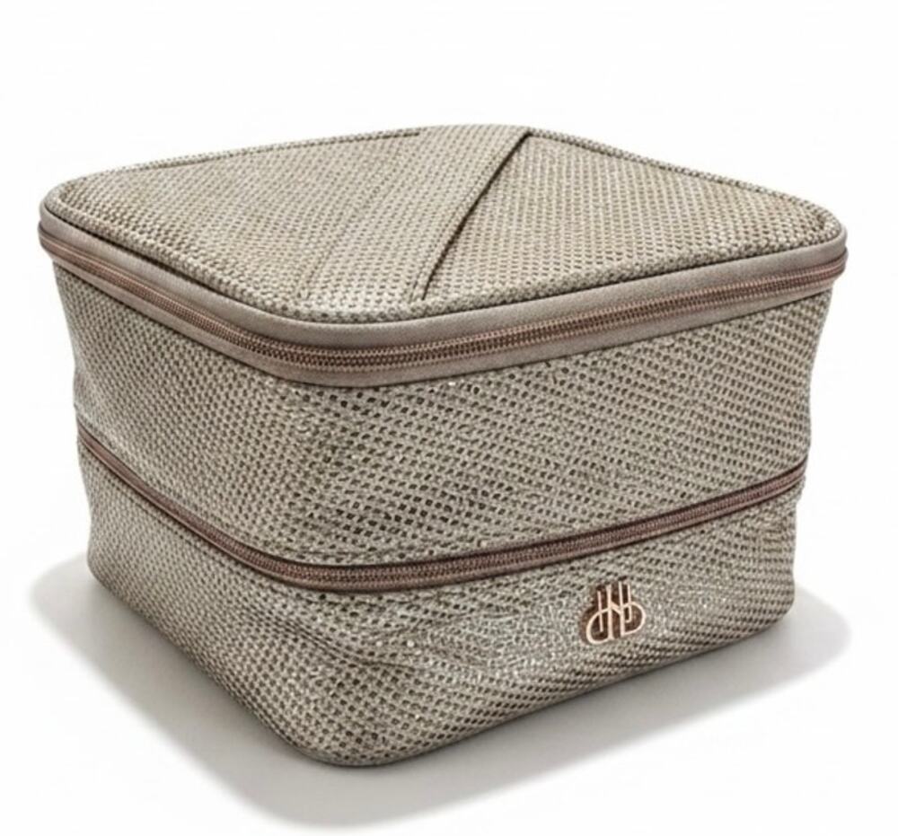 PurseN Metallic Travel Jewelry Organizer Case